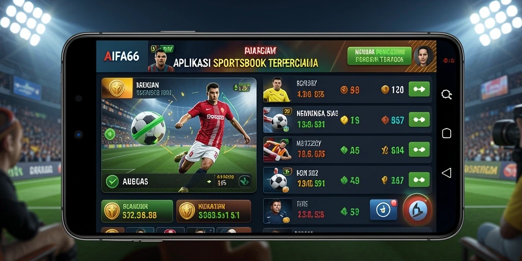 Tampilan menarik aplikasi AIFA66 saat melakukan taruhan olahraga.