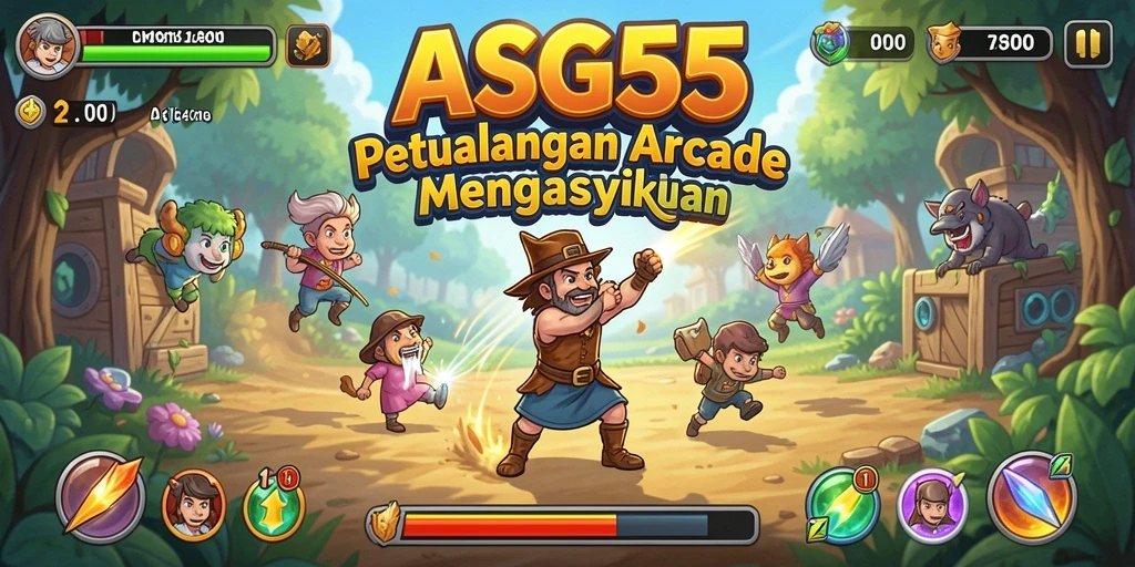 Tampilan menarik dari gameplay ASG55 yang seru dan penuh aksi.