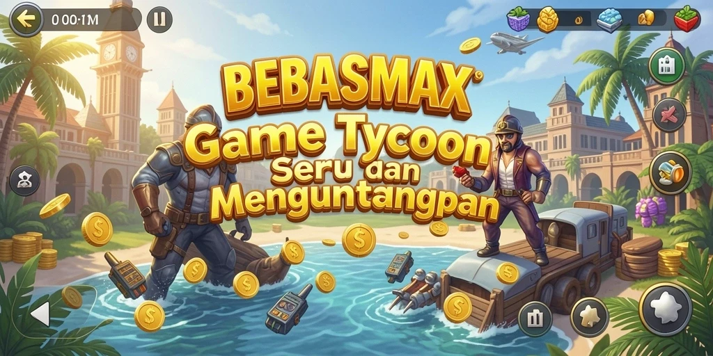 Tampilan gameplay Tycoon yang menarik dan mendebarkan.