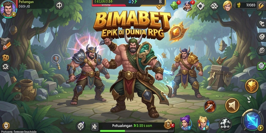 Tangkapan layar gameplay <strong>BIMABET</strong> menampilkan aksi seru dan karakter yang beragam.