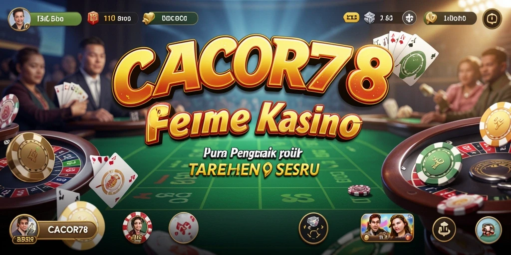 Tampilan menarik dari permainan kasino dalam CACOR78.