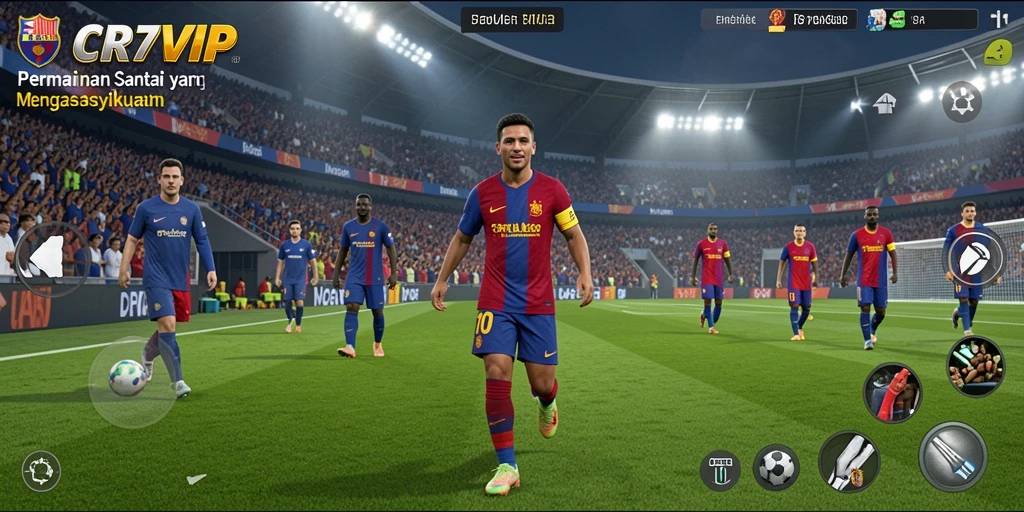Tampilan gameplay yang menarik dari CR7VIP saat bermain santai.