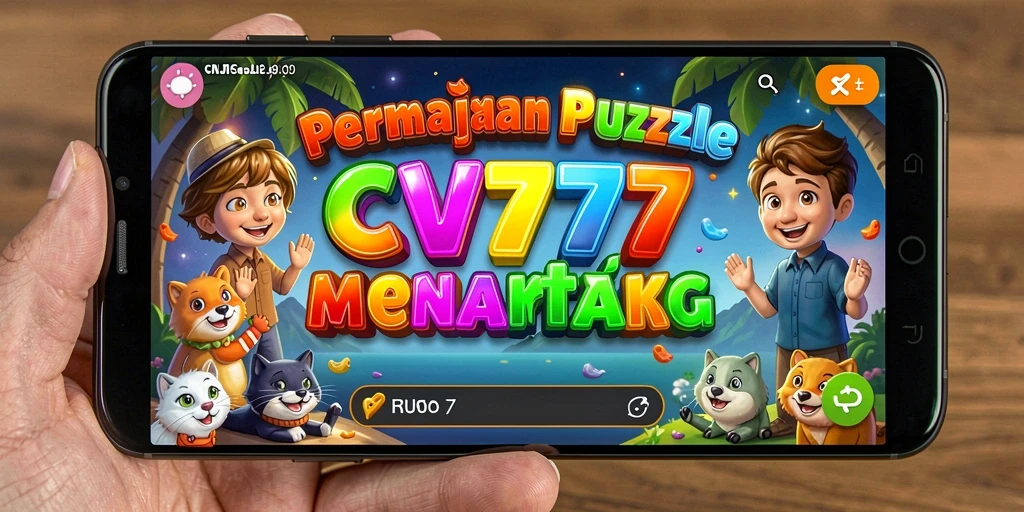 Tampilan gameplay CV777 yang menarik dalam menyelesaikan teka-teki Puzzle.