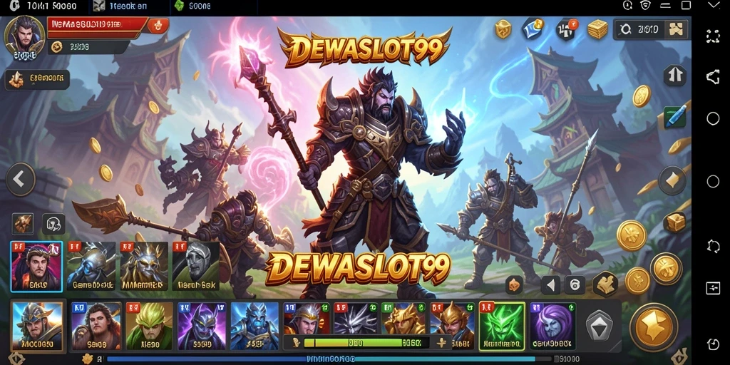 Tangkapan layar gameplay DEWASLOT99 yang penuh aksi.