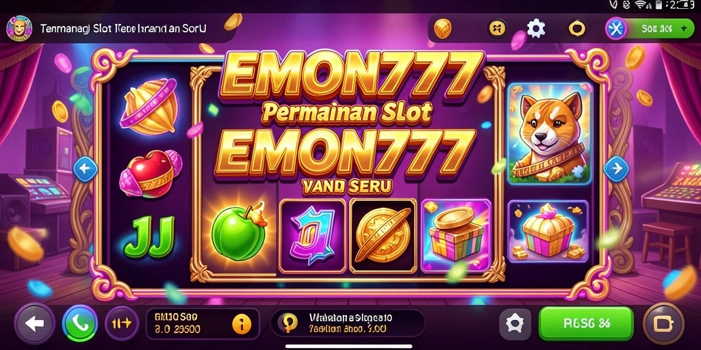 Tampilkan gameplay seru EMON777 dengan grafis menawan.