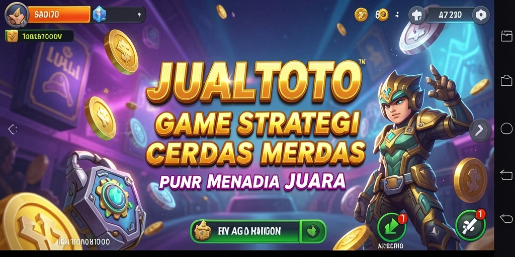 Tampilan gameplay JUALTOTO dengan strategi yang mendebarkan.