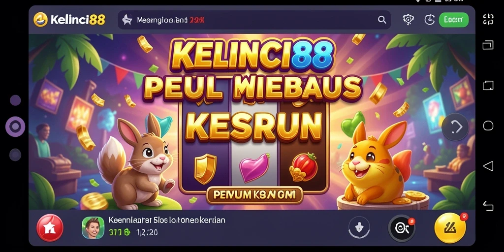 Tampilan menarik dari gameplay <strong>KELINCI88</strong> dengan simbol slot yang berwarna-warni.