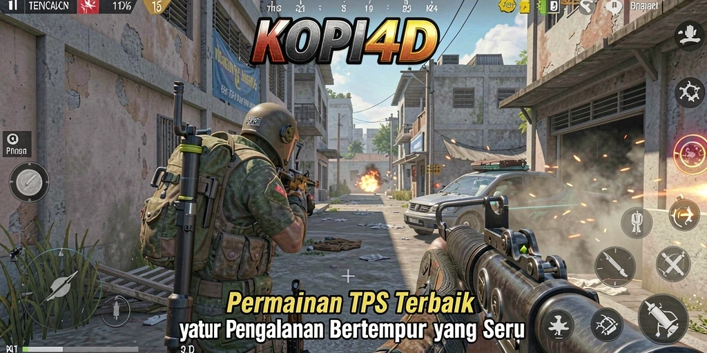 Tampilan gameplay KOPI4D dengan aksi seru dalam mode TPS.