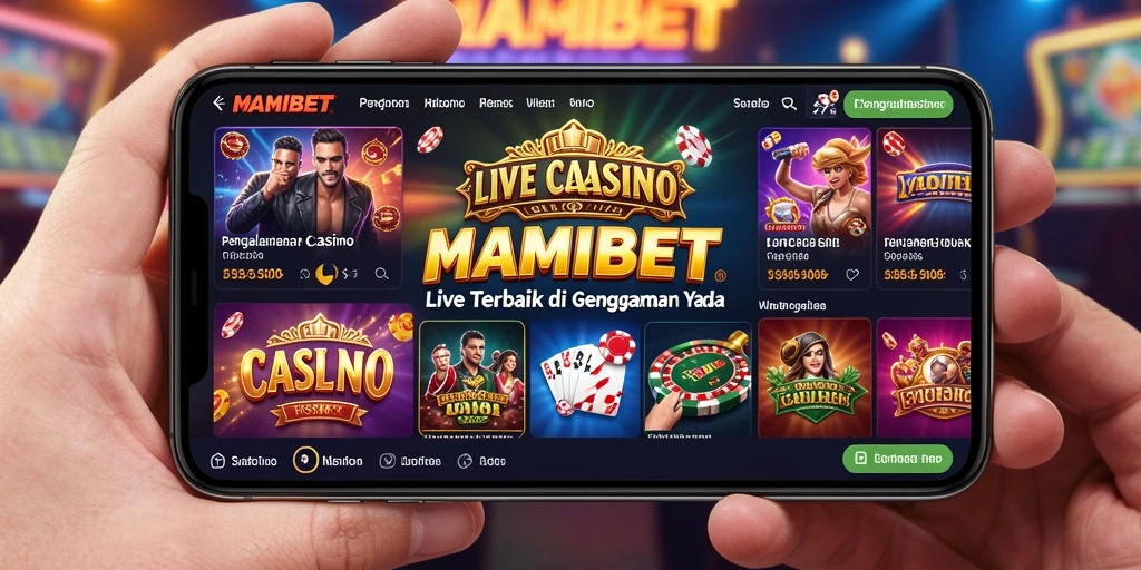 Tampilan gameplay MAMIBET yang memukau dan interaktif dengan dealer langsung.