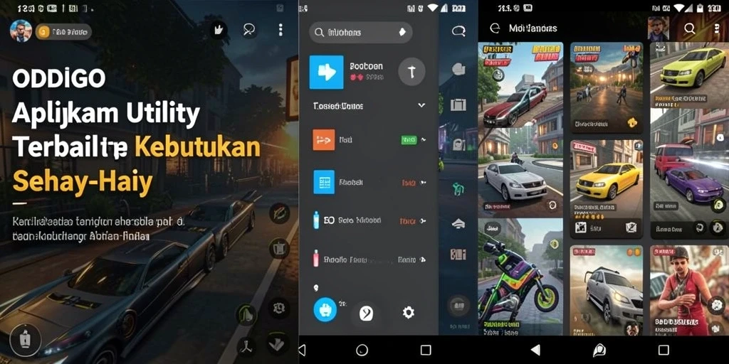 Tampilan antarmuka ODDIGO yang bersih dan intuitif.