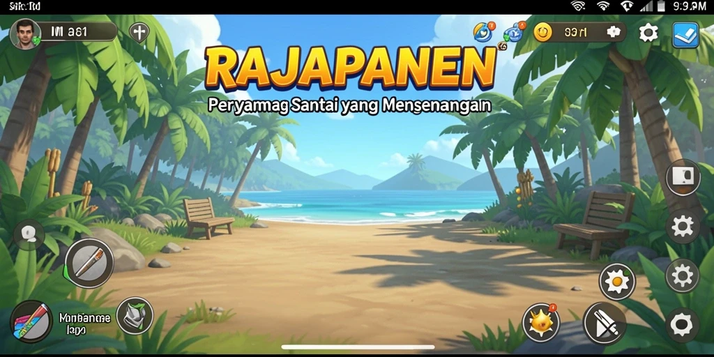 Tampilan menarik gameplay RAJAPANEN dengan tantangan seru