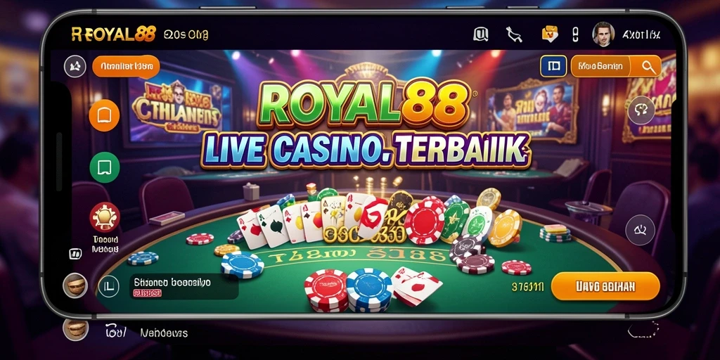 Tampilan gameplay langsung di ROYAL88 dengan dealer profesional.