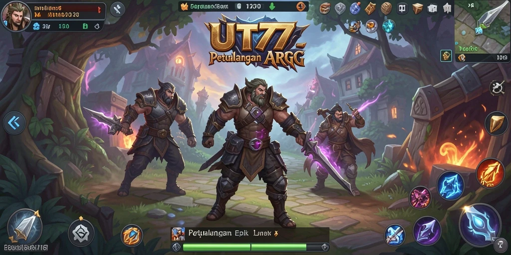 Screenshot menampilkan aksi pertempuran dinamis dalam ARPG.